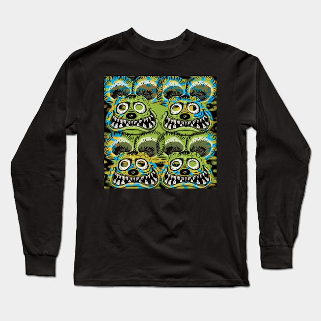 Ratfink Warhol Long Sleeve T-Shirt by *Ajavu*